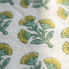 Block-Print Smocked Midi Sundress with Pockets