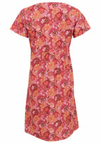 Floral Empire-Waist Midi Sundress with Pockets
