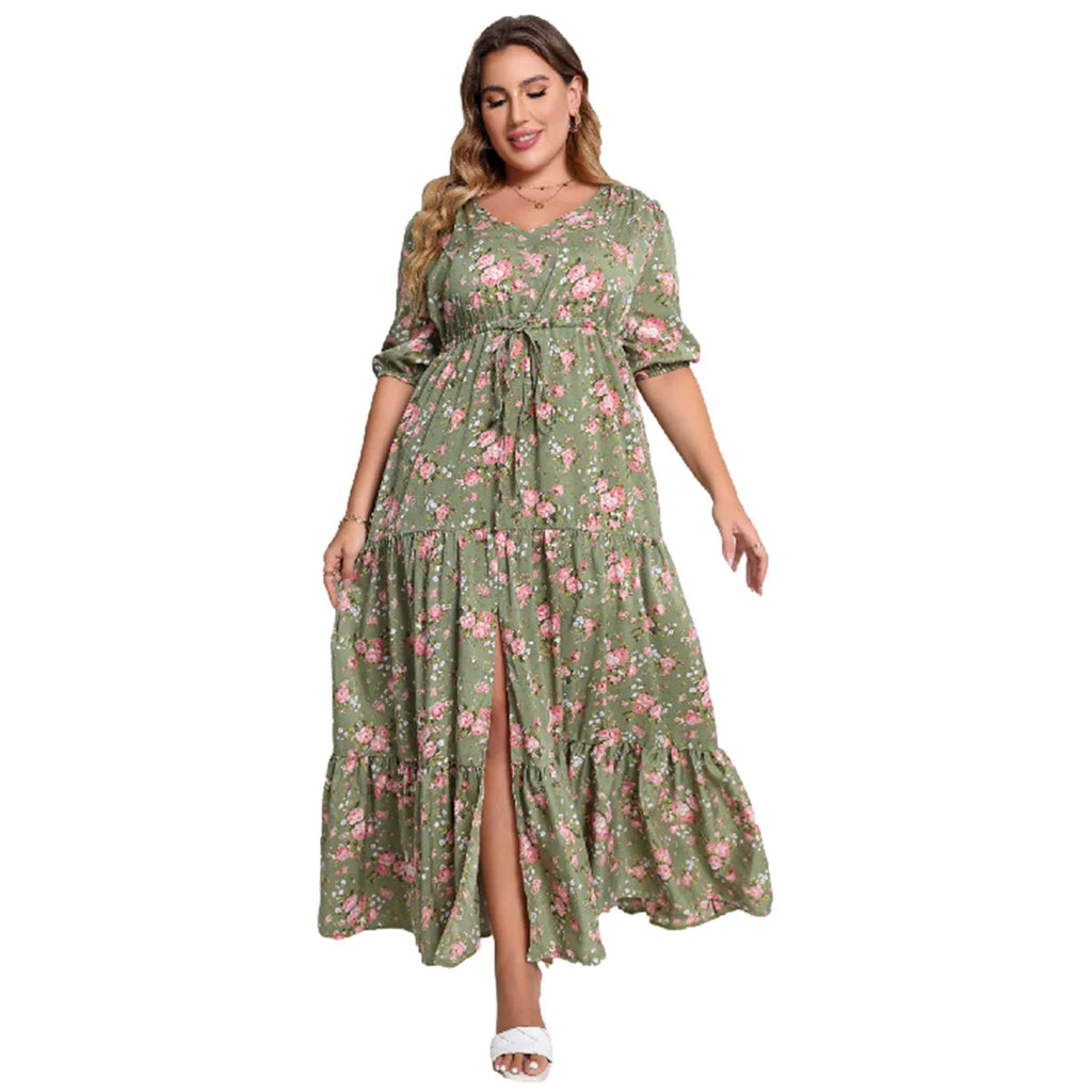 Tiered Boho Maxi in Extended Sizes