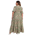 Tiered Boho Maxi in Extended Sizes