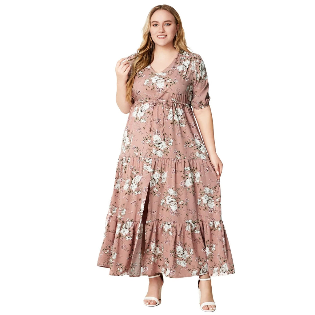 Tiered Boho Maxi in Extended Sizes