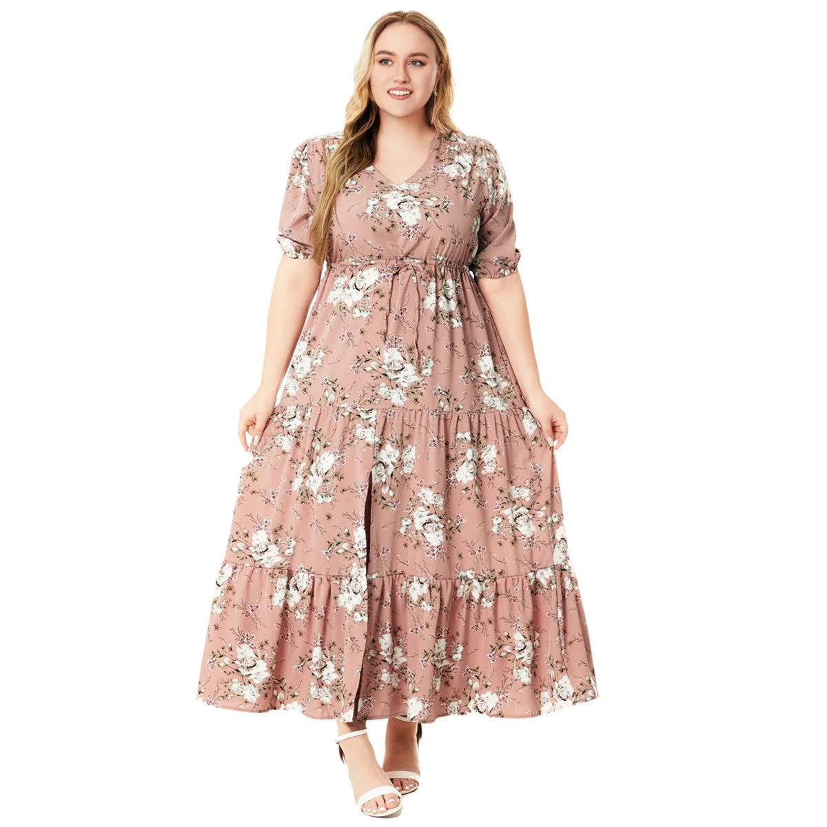 Tiered Boho Maxi in Extended Sizes