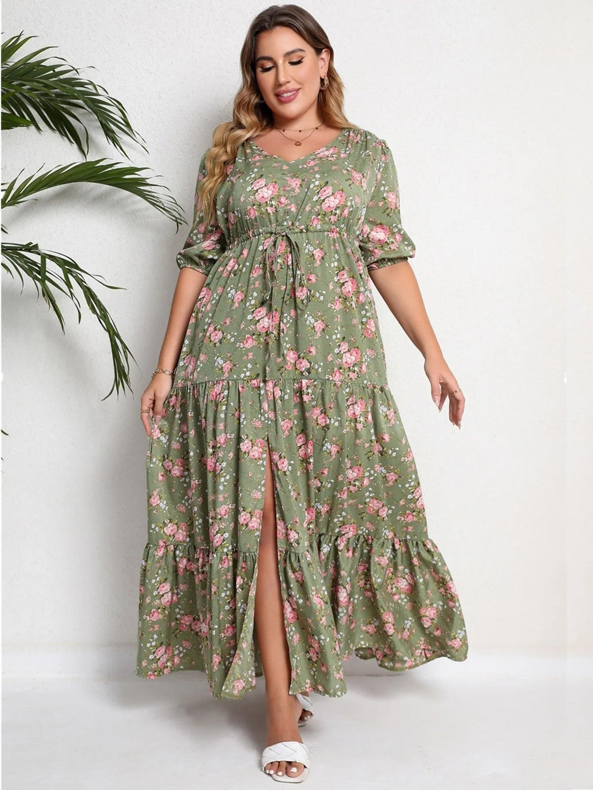Tiered Boho Maxi in Extended Sizes