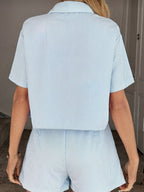 Women's Striped Two-Piece Set