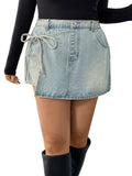 Women's Wrap-Front Shorts with Side Tie