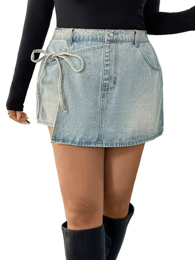 Women's Wrap-Front Shorts with Side Tie